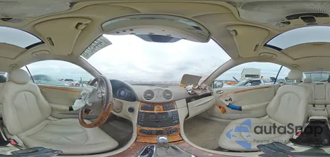 2005 Mercedes-Benz Clk 320C из США, поврежденный, VIN WDBTJ65J85F166350